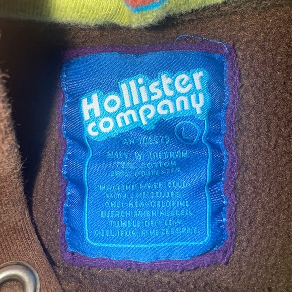 Vintage Hollister Brown Sweatshirt with Punta Perfection Patch - Picture 4 of 4